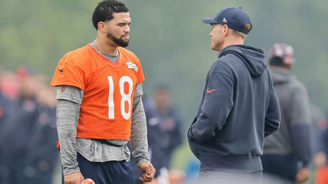 Caleb Williams loves being coached by Ben Johnson