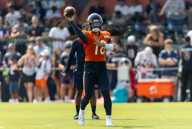 Chciago Bears training camp Caleb Williams