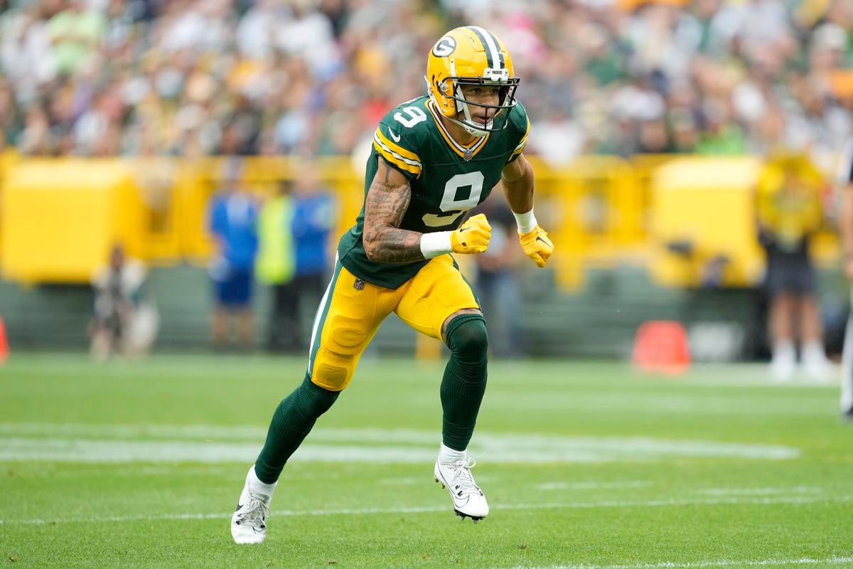 Bears vs. Packers: WR Christian Watson OUT for Week 1