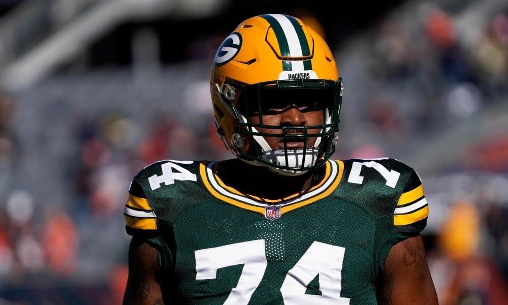 Potential Bears' free-agent target Elgton Jenkins re-signs with Packers
