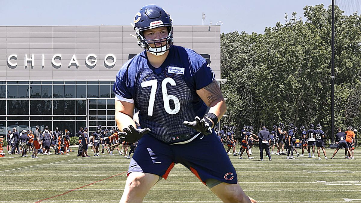 Chicago Bears offensive line has rough Day 2 of training camp