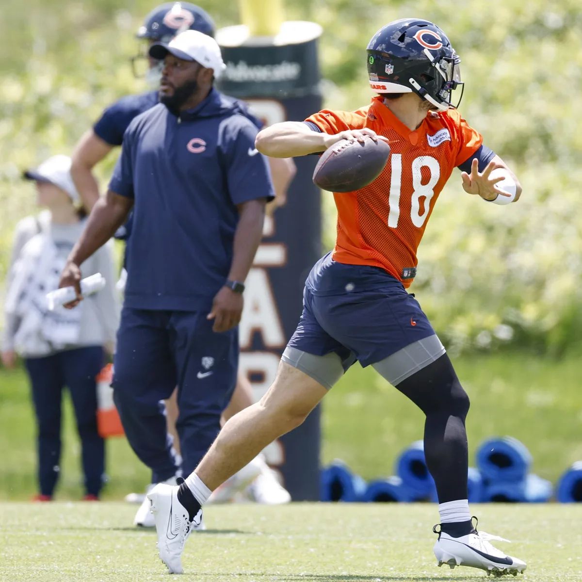 What is Caleb Williams' ceiling this season?