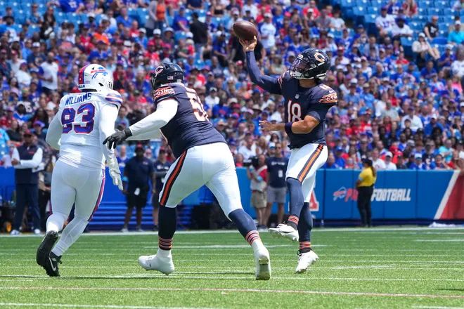 WATCH: Brian Baldinger breaks down Caleb Williams' NFL debut