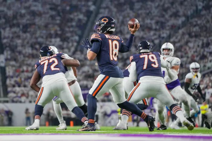 Caleb Williams continues to find positives during Bears' horrendous losing streak