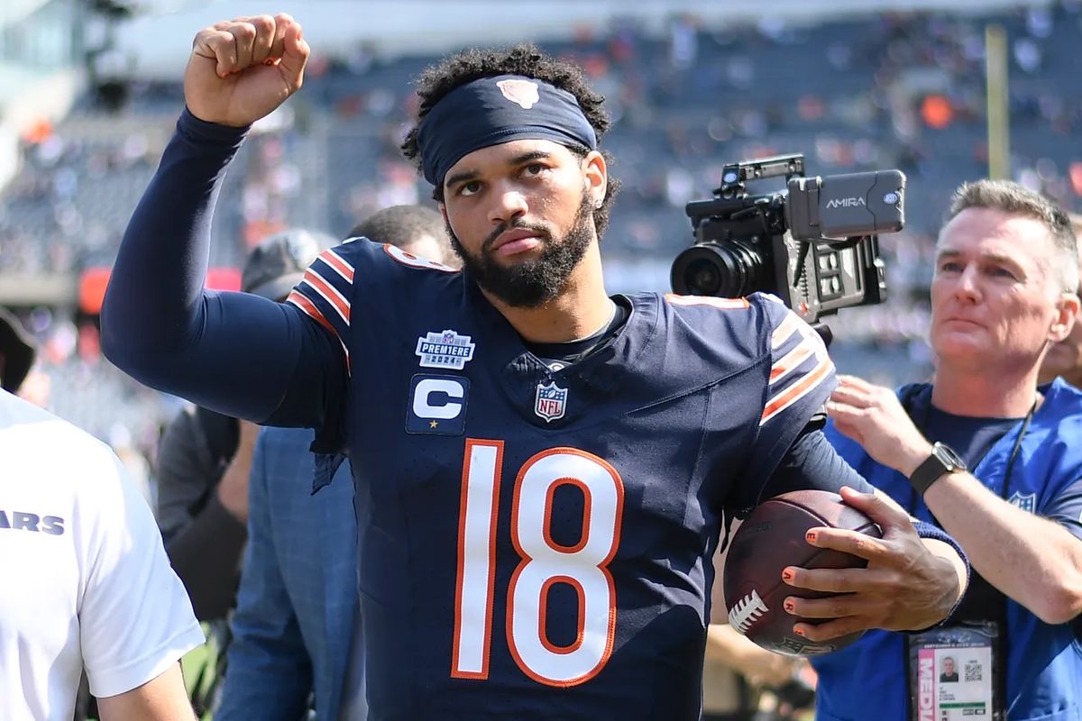 Caleb Williams is the only player in NFL history to accomplish this feat