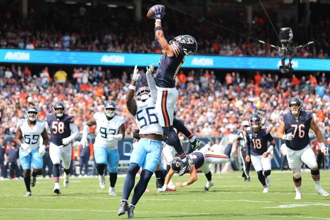 Bears WR Rome Odunze is day-to-day with MCL sprain