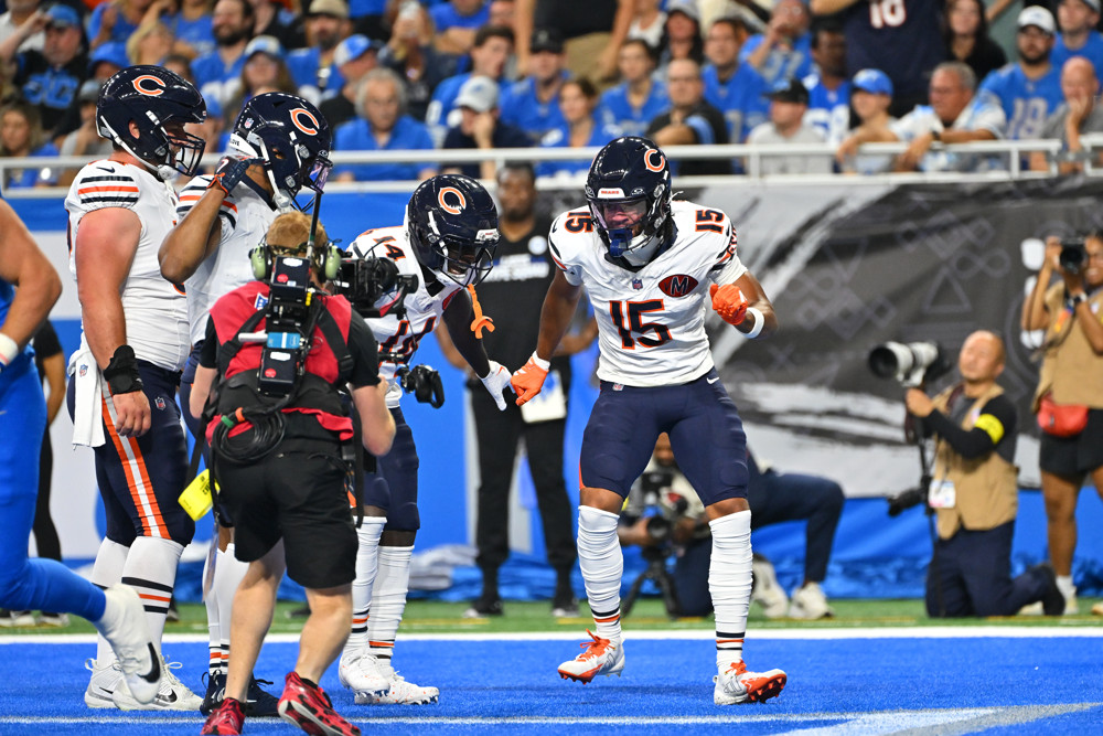 WATCH: This route from Rome Odunze was absolutely unfair