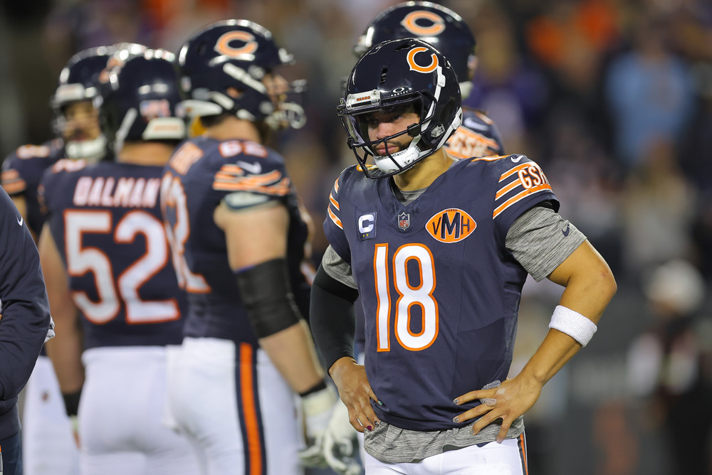 How much has Caleb Williams improved in Year 2?