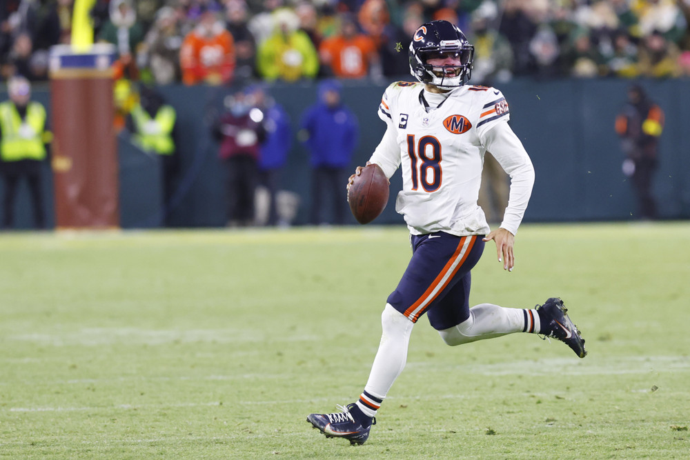 Bears coach Ben Johnson explains what went wrong on Caleb Williams' game-ending INT