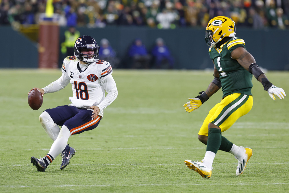 Caleb Williams addresses his game-ending interception vs. Packers with powerful message