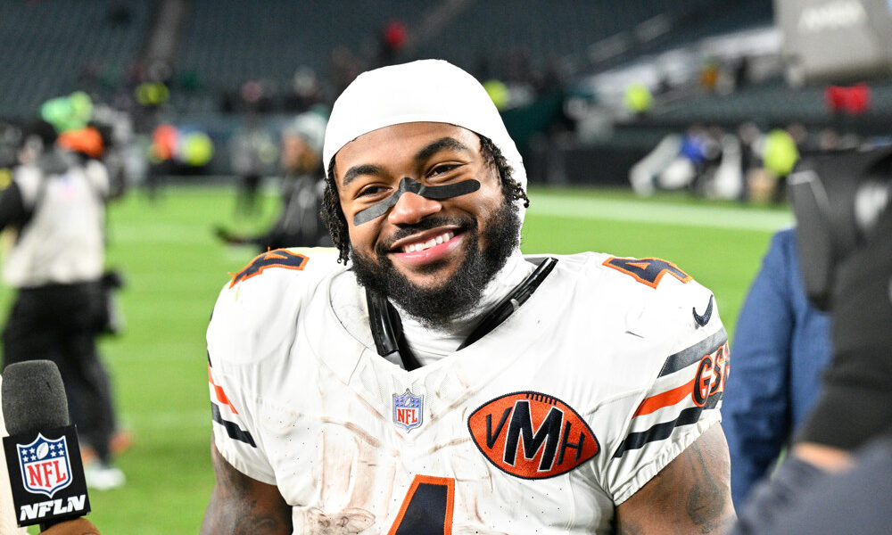 Bears' RB D’Andre Swift gives blunt answer on what 1,000 rushing yards means to him